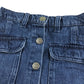 George Skirt 8-9 year blue denim with pockets