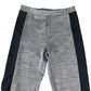 Nutmeg sport leggings 11-12 years grey with pink and black side panel