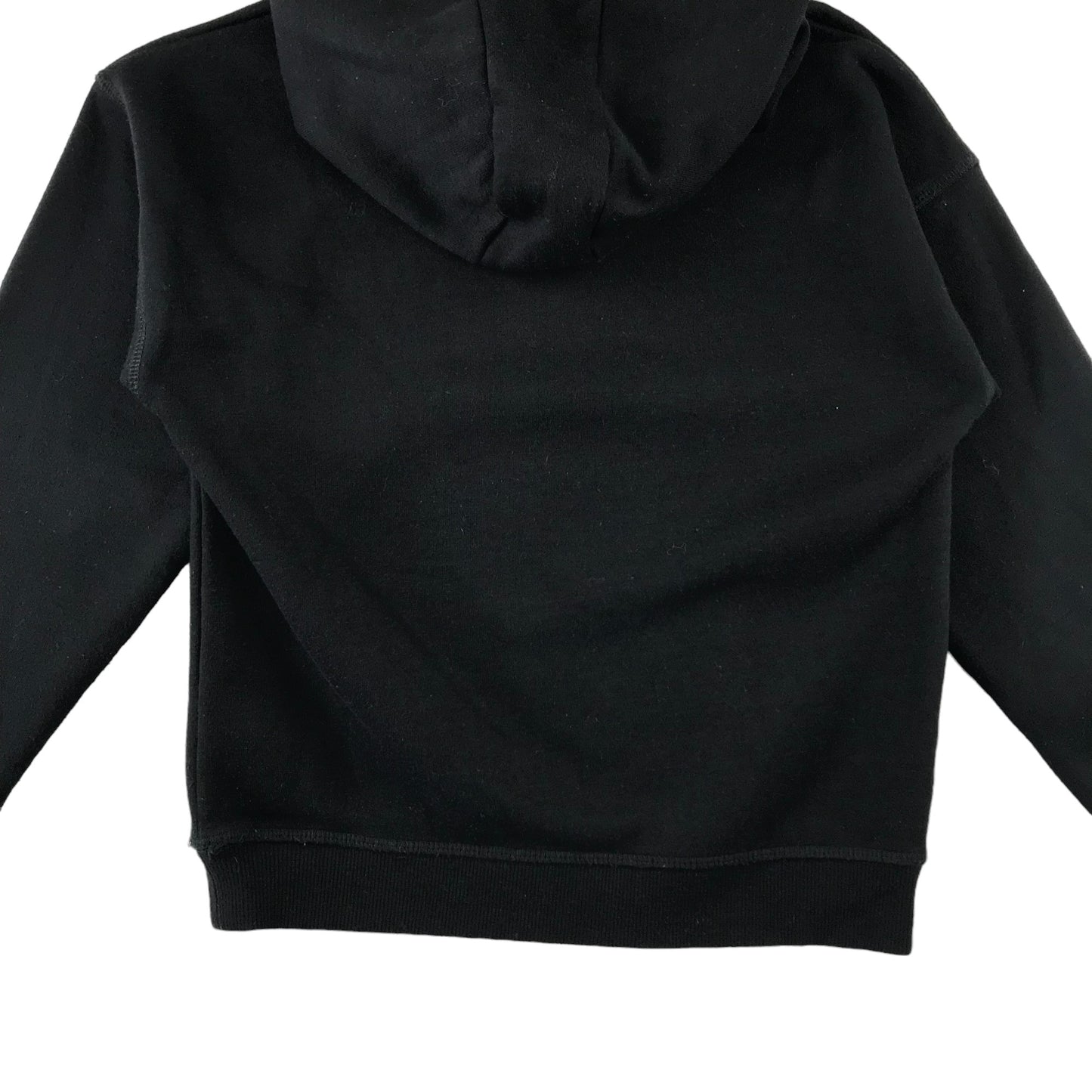 Primark hoodie 7-8 years black mountain view graphic