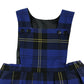 Blue Tartan School Pinafore