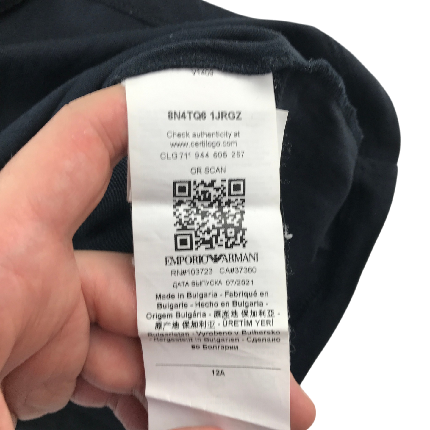 Preloved Emporio Armani T-Shirt for Kids