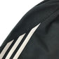 Adidas sport shorts adult M black with white detailing elasticated waist