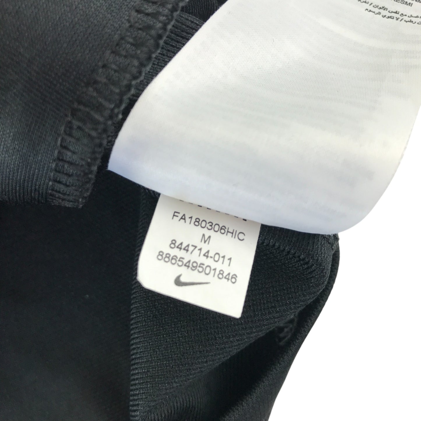 Nike sport sweater 9-11 years black with white detailing tracksuit top