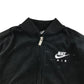 Nike Air Sweater Age 5 Black Velour Full Zipper Sporty