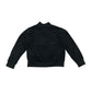 Nike Air Sweater Age 5 Black Velour Full Zipper Sporty