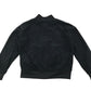 Nike Air Sweater Age 5 Black Velour Full Zipper Sporty