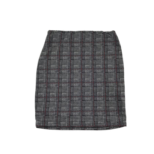 New Look skirt 8-9 year grey houndstooth checked pattern