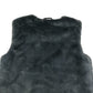 Primark Faux Fur Gilet Age 11 Grey Soft Fluffy