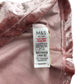 M&S skirt 9-10 year pink plain velvety with thin waistband