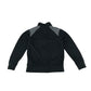 Nike sport sweater 5-6 years black with neon yellow full zipper and logo