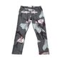 Fabletics sport leggings women's M grey floral graphic print