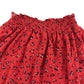 Tu skirt 8-9 years red spot pattern