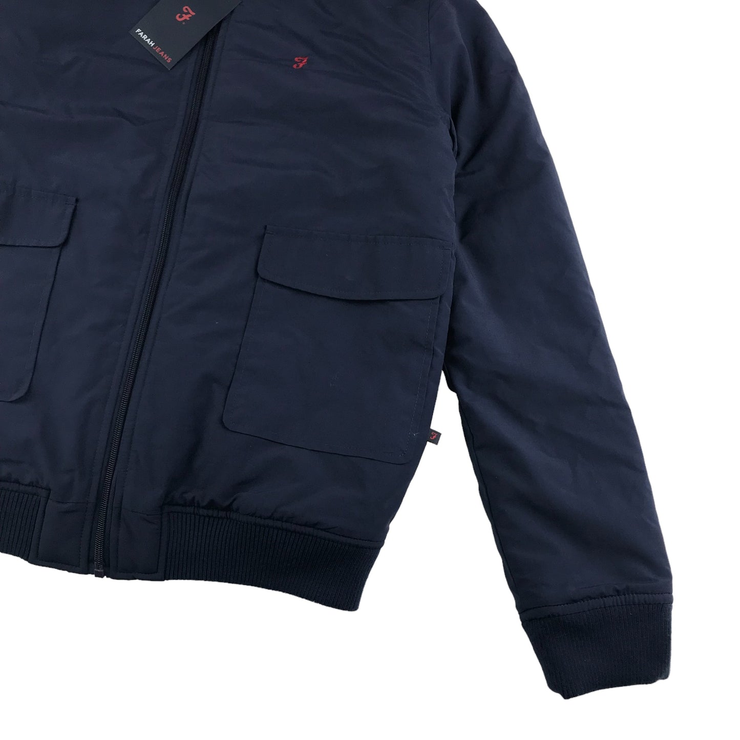 Farah Jeans Jacket Age 14-15 Navy Bomber