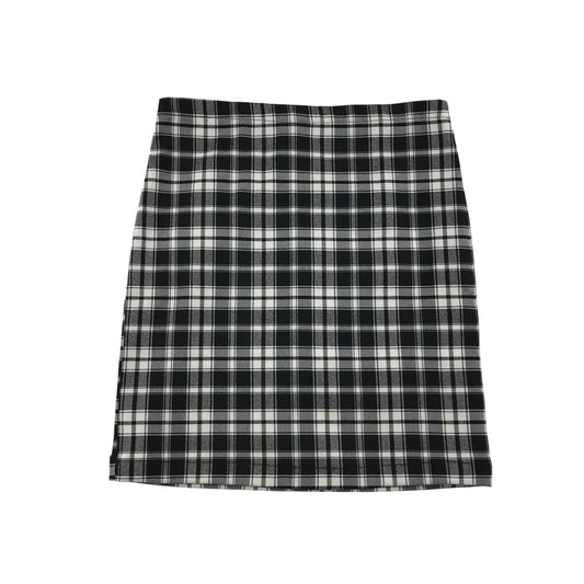 New Look skirt 10-11 years black and white check pattern