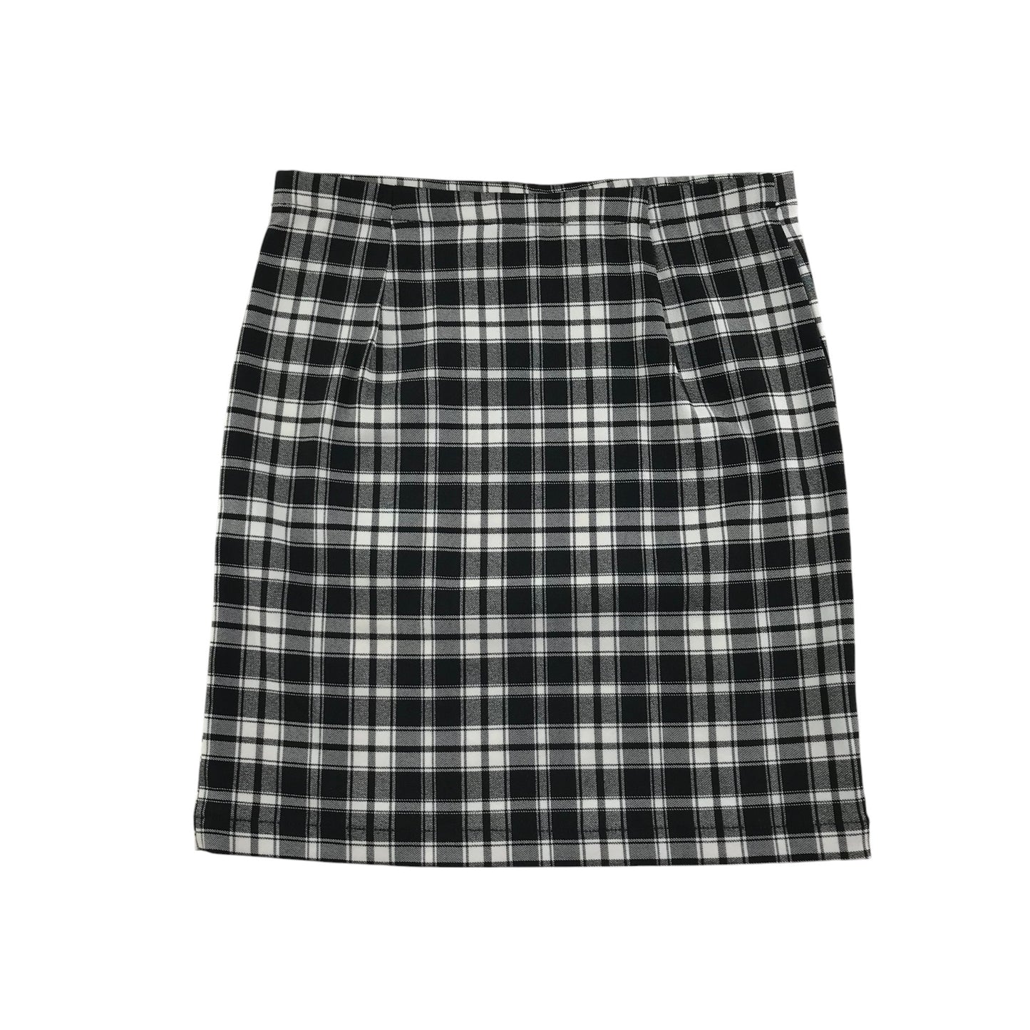 New Look skirt 10-11 years black and white check pattern