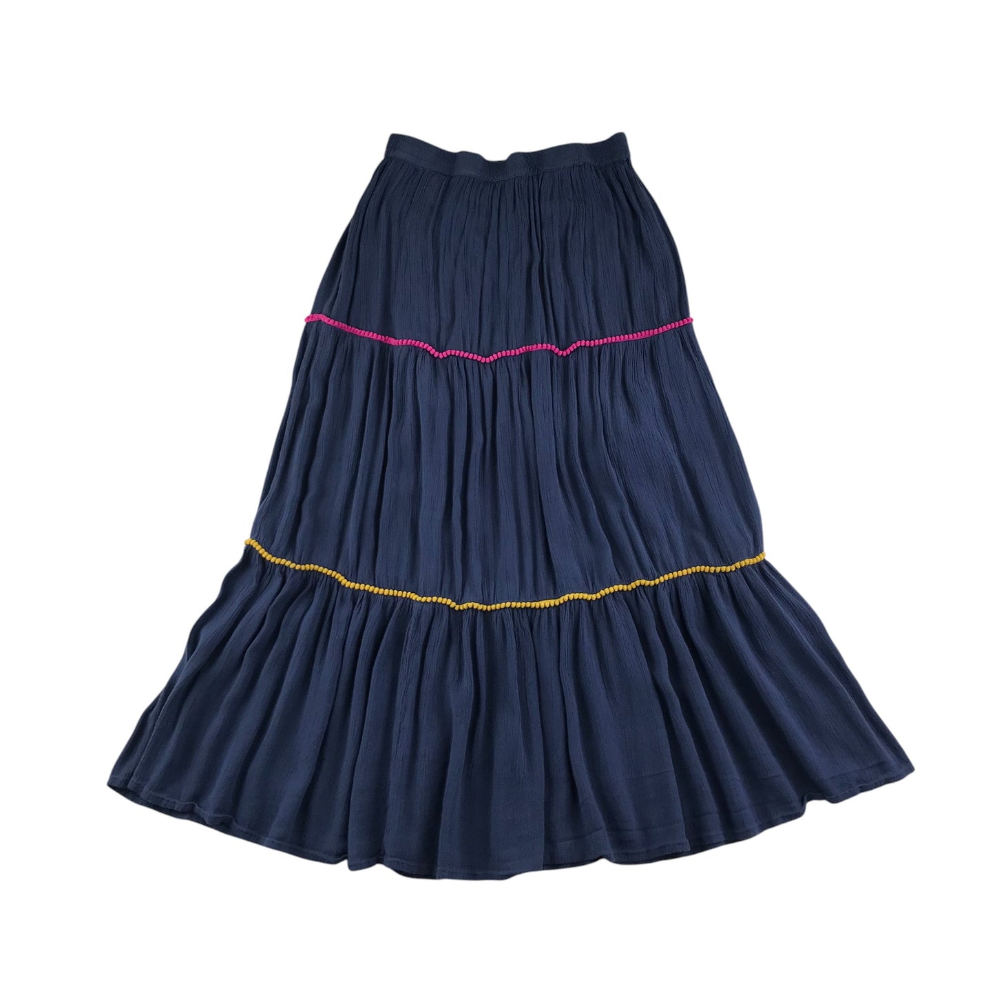 M&Co skirt 11-12 years blue teared maxi