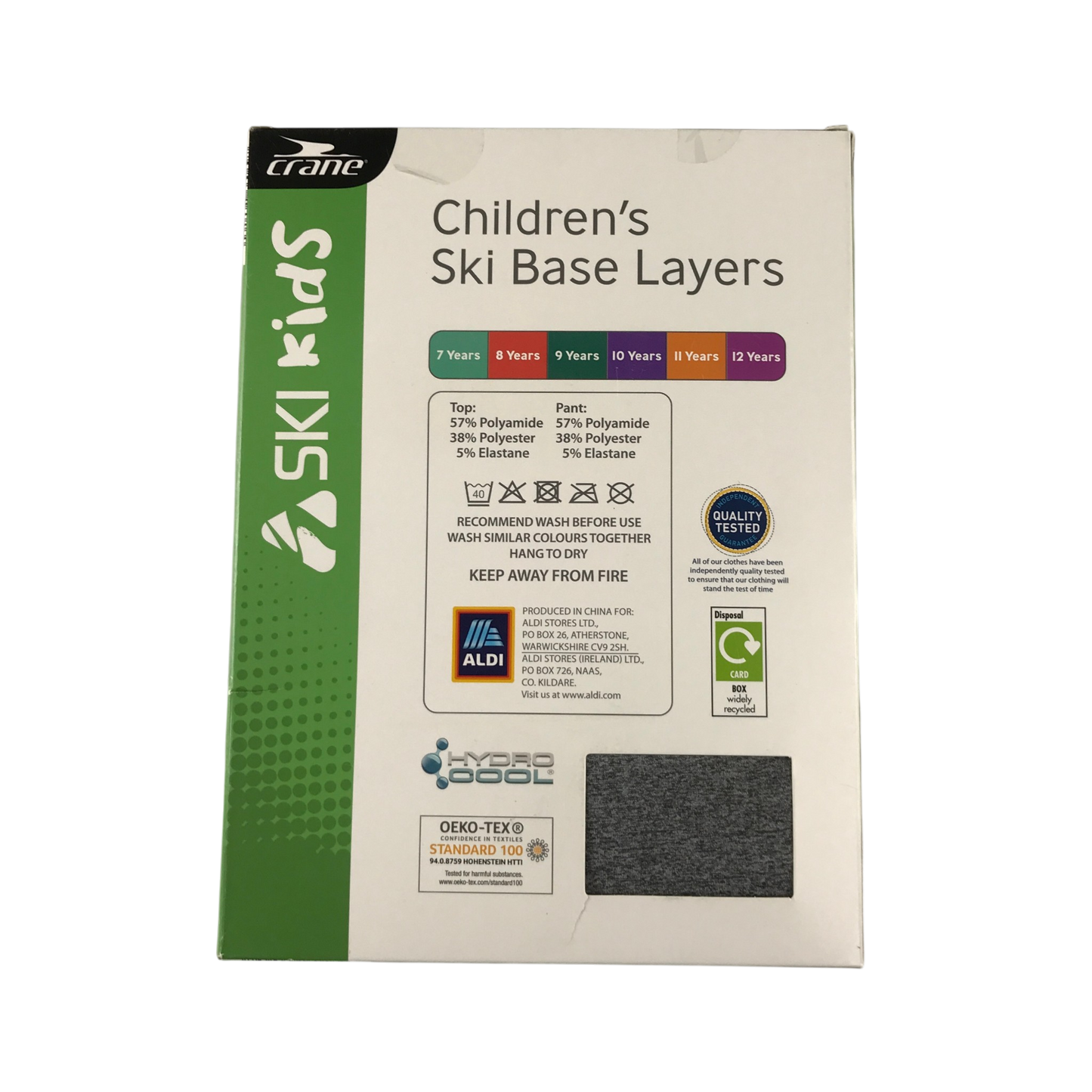 Preloved Crane base layer set for kids