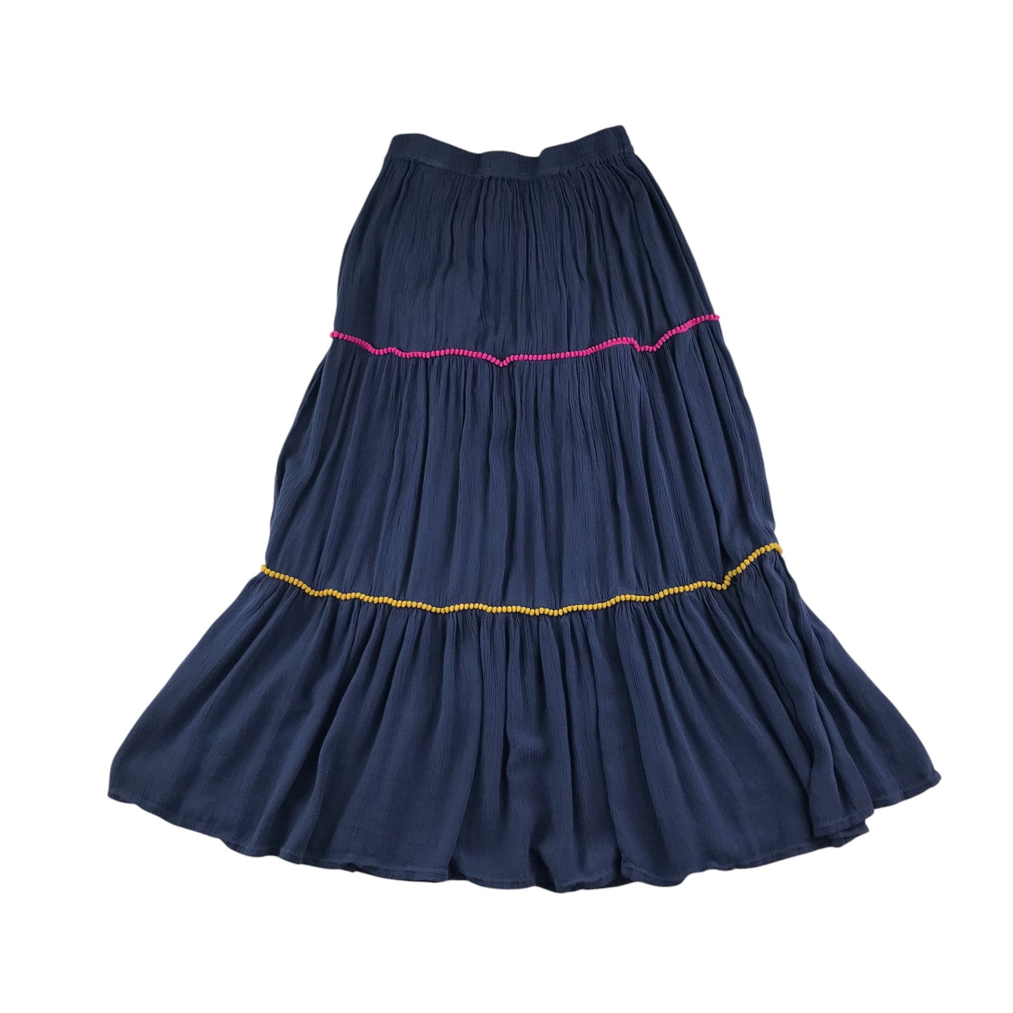 M&Co skirt 11-12 years blue teared maxi