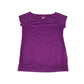Puma sport top woman's M purple with grey logo