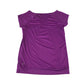 Puma sport top woman's M purple with grey logo