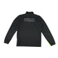 Puma sport sweater 13-14 years black plain quarter zipper with neon yellow strip on sleeves