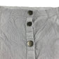 Bees skirt 11-12 years grey corduroy with buttons