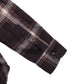 Abercrombie & Fitch Shirt Size Adult XS Dark Burgundy Checked Long Sleeve Button Up