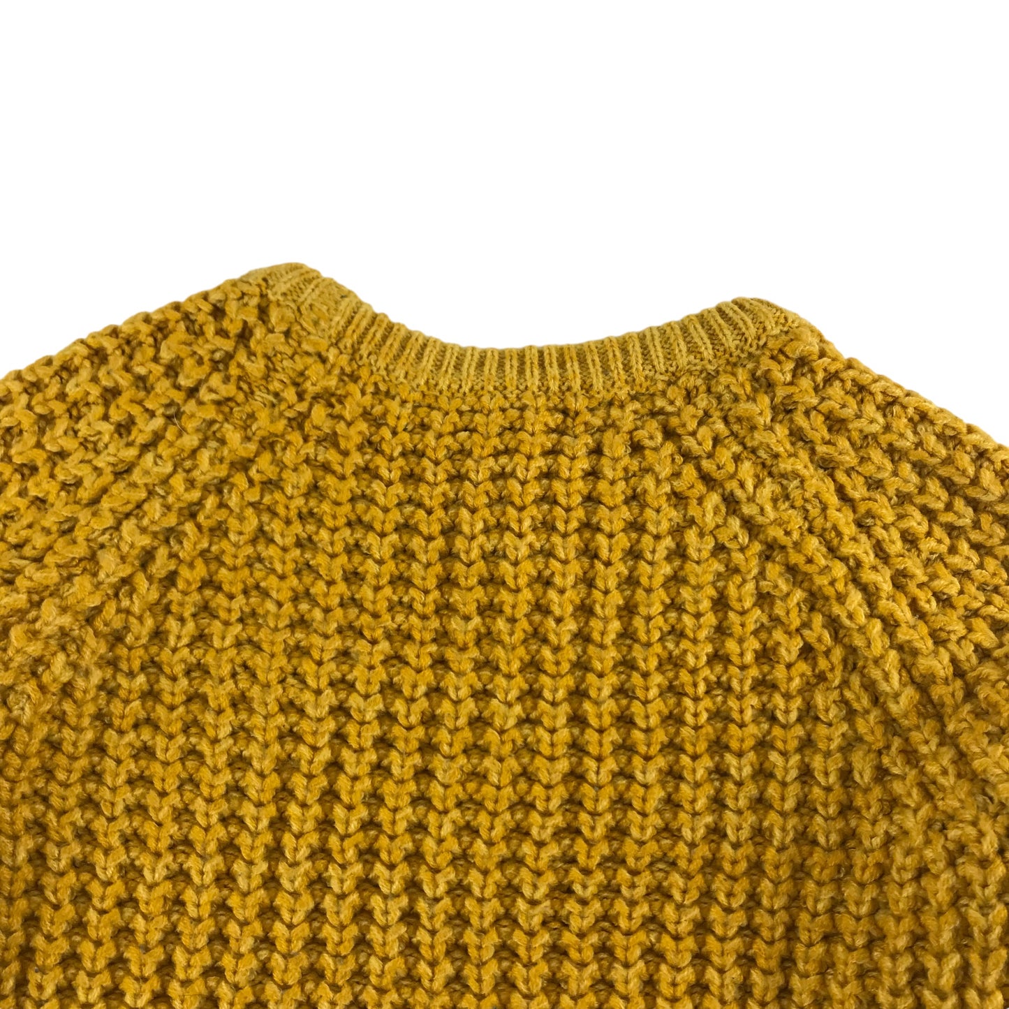 George Jumper Age 4 Yellow Plain Knit