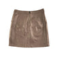 New Look skirt 12-13 years rose gold faux leather pencil style
