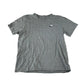 Nike t-shirt adult M grey with black and white logo cotton