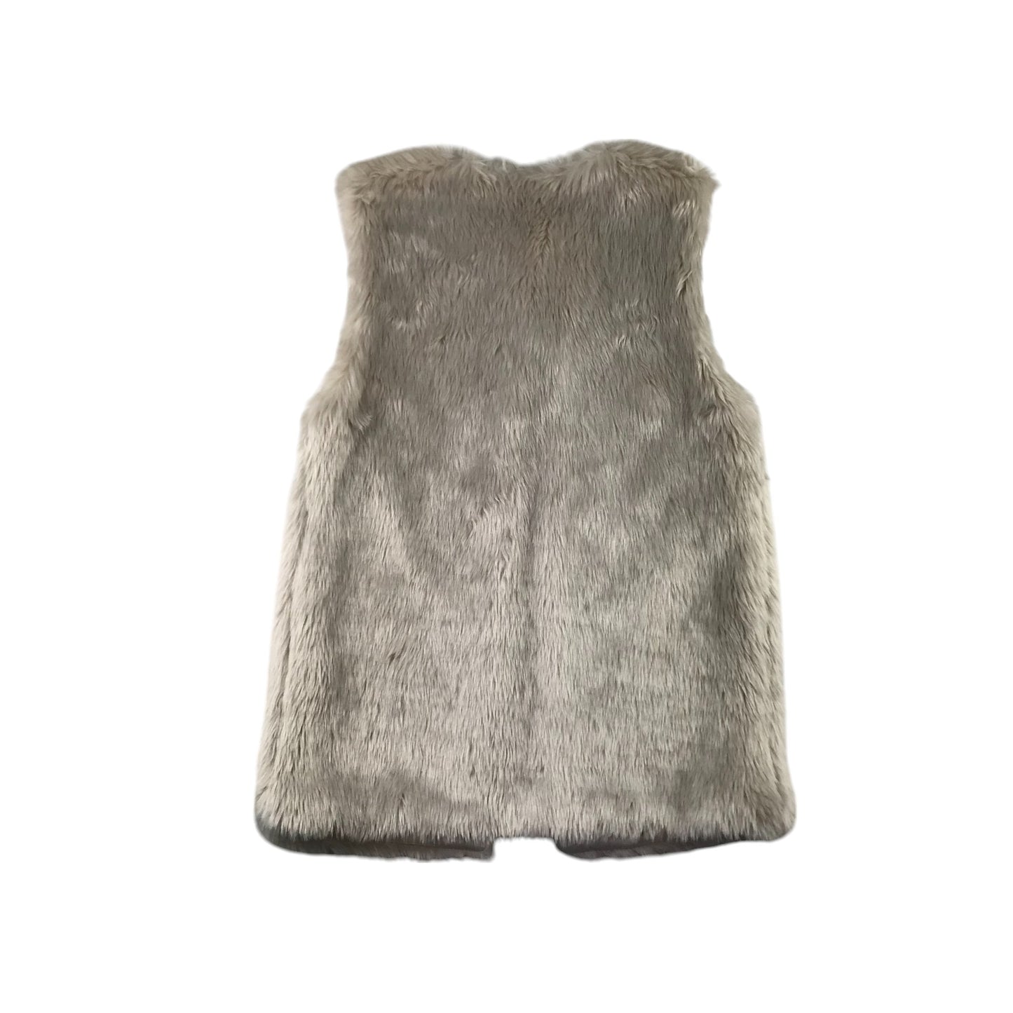 Primark Coat 10-11 Years White Sleeveless Faux Fur