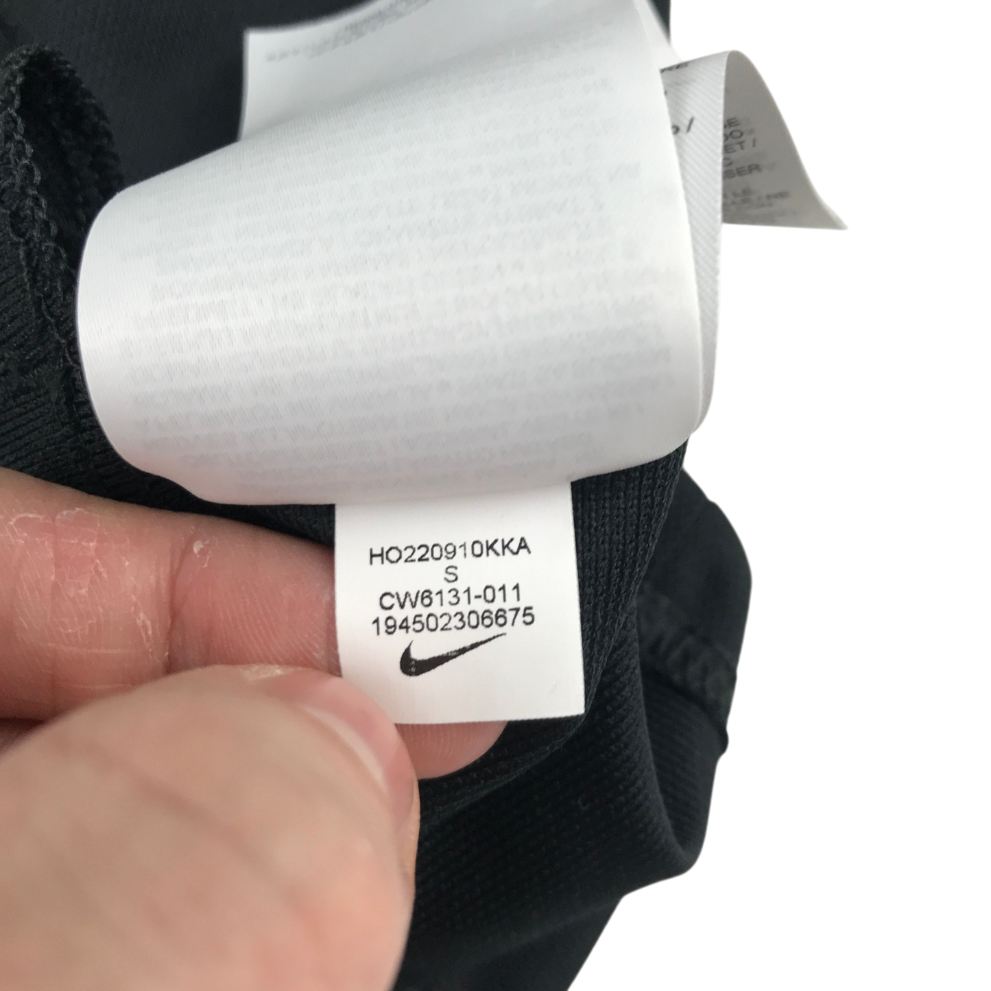 Nike small black sports jacket