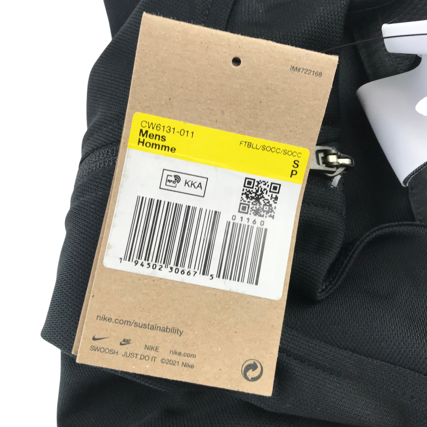 Nike small black sports jacket
