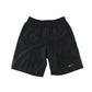 Nike Basketball sports shorts men's M black plain with white logo and elasticated waist