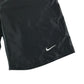 Nike Basketball sports shorts men's M black plain with white logo and elasticated waist