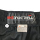 Nike Basketball sports shorts men's M black plain with white logo and elasticated waist