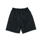 Nike Basketball sports shorts men's M black plain with white logo and elasticated waist