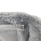 Pepperts Faux Fur Jacket Age 9 Grey Soft Fluffy Full zipper Fleece Jacket