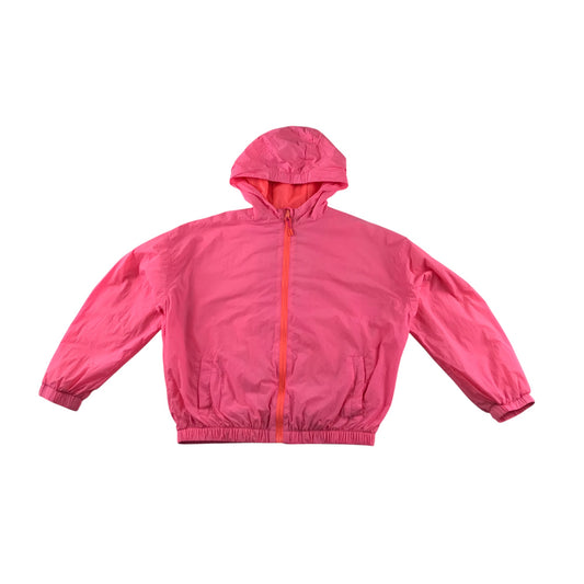 M&S light jacket 9-10 years pink light weight shower proof mesh lining
