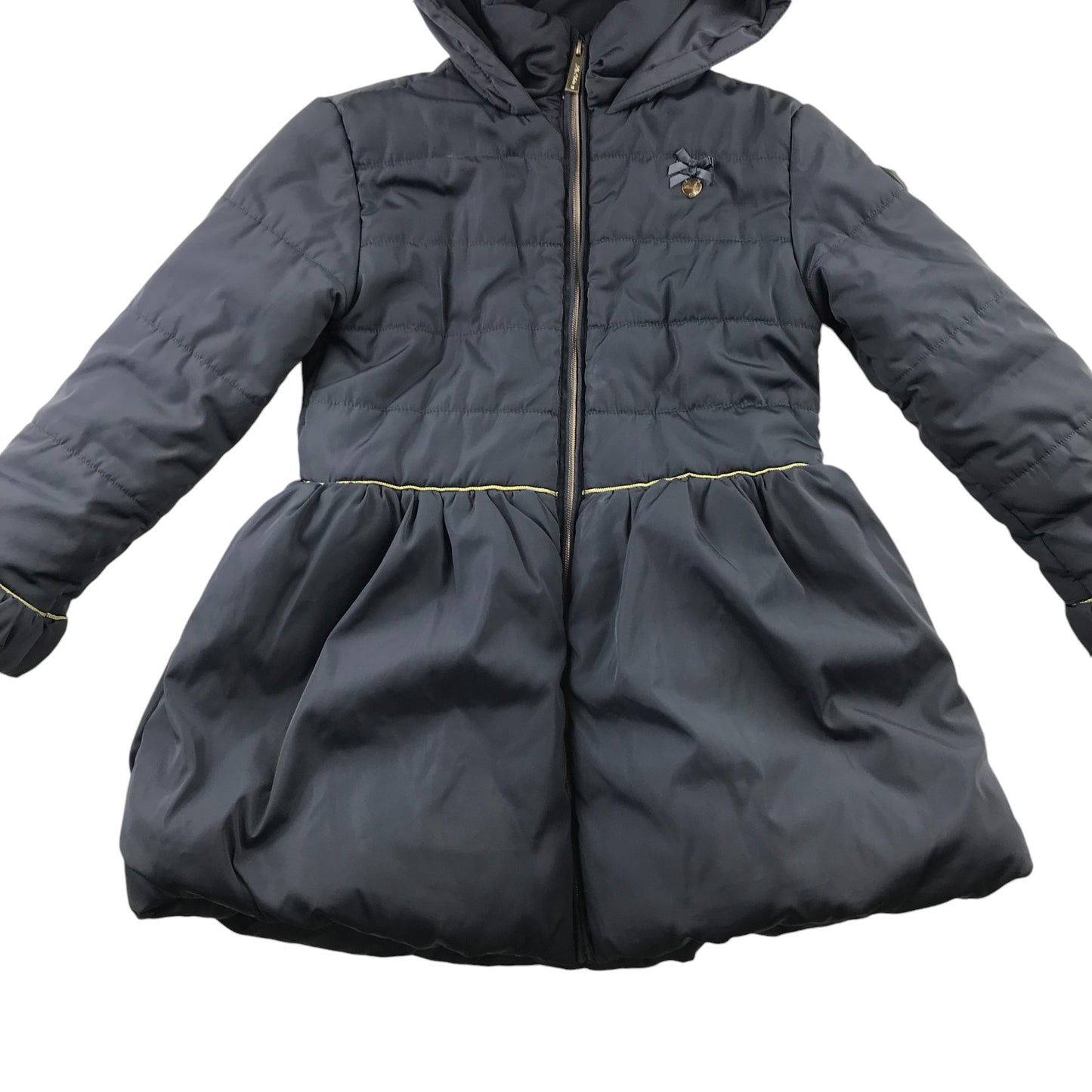 Le Chic Puffer Jacket 9-10 Years Dark Grey Puffy Wrist and Skirt