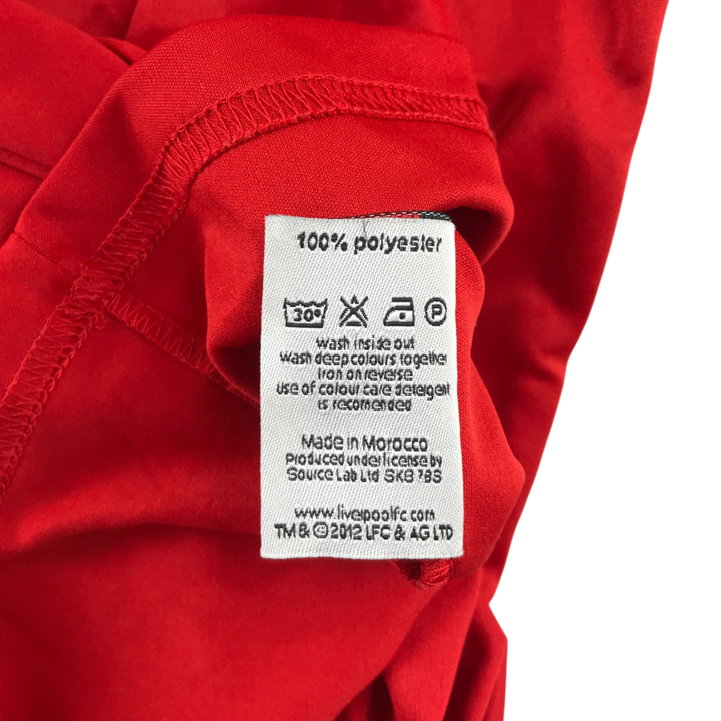 Liverpool FC 9-10 years red sports top