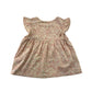 Tu Tops Bundle Age 5 Light Tan Brown and Beige Tones Butterfly Sleeve T-shirts Cotton