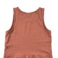 Tu Top Age 5 Earthy Brown Colour Sleeveless Embroidered Hem