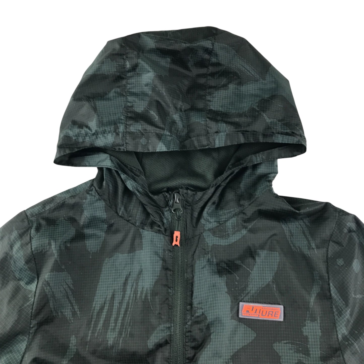 F&F light jacket 8-9 years khaki camo design light weight shower resistant