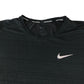 Nike sport top adult S black plain with white logo