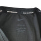 Nike sport top adult S black plain with white logo
