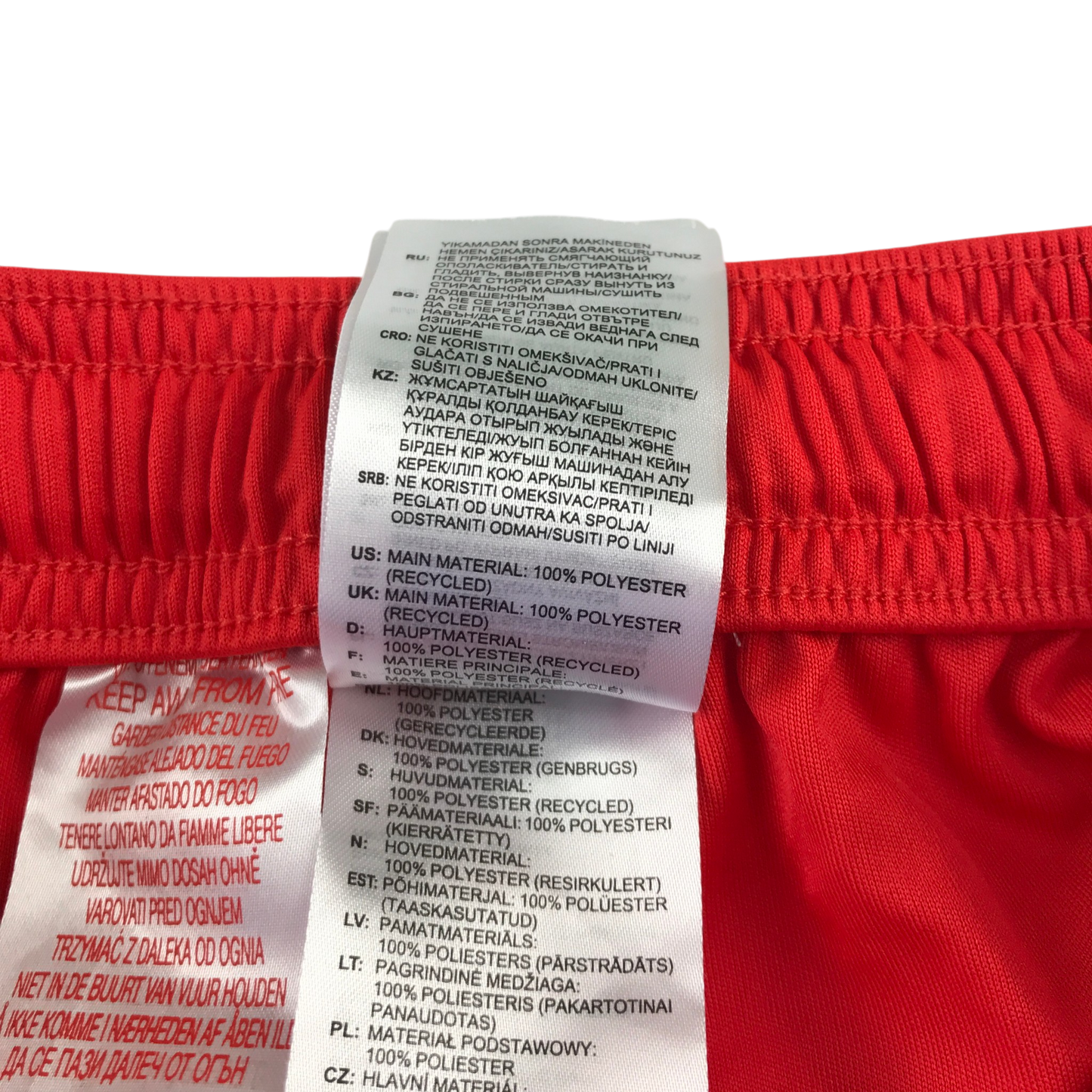 Adidas 15-16 years red sports shorts
