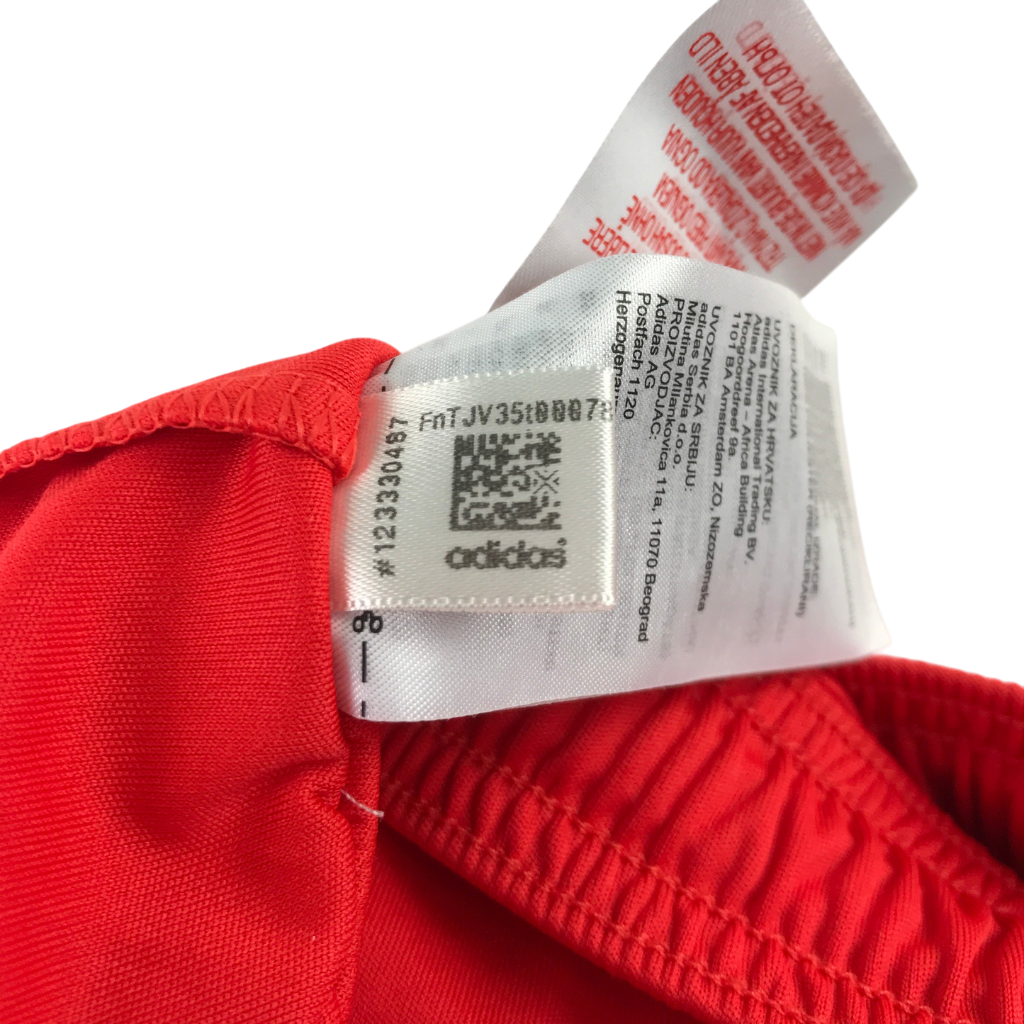 Adidas 15-16 years red sports shorts