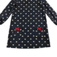 George Dress Age 5 Navy A-line Jersey Love Heart Prints