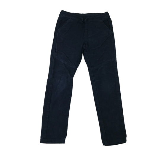 Tu trousers 6-7 years Navy plain corduroy pull on